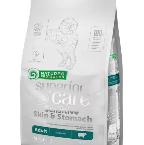 Nature's Protection Sensitive Skin & Stomach Agnello Adult All Breed 1,5 kg