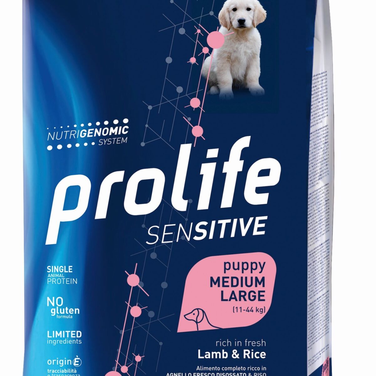 Prolife Sensitive Puppy Lamb & Rice Medium/Large 10kg