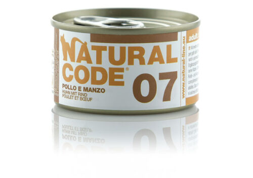 Natural Code 07 Pollo e Manzo 85gr