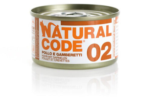 Natural Code 02 Pollo e Gamberetti 85gr