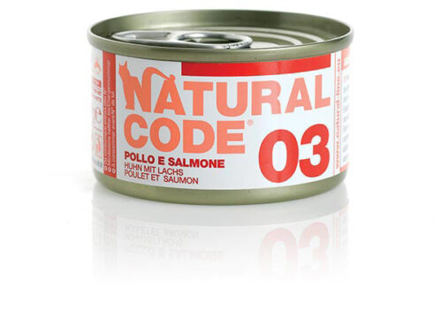 Natural Code 03 Pollo e Salmone 85gr