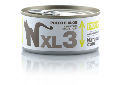 Natural Code XL3 Pollo e Aloe 170gr
