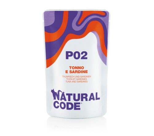 Natural Code P02 TONNO e SARDINE Bustine 70gr