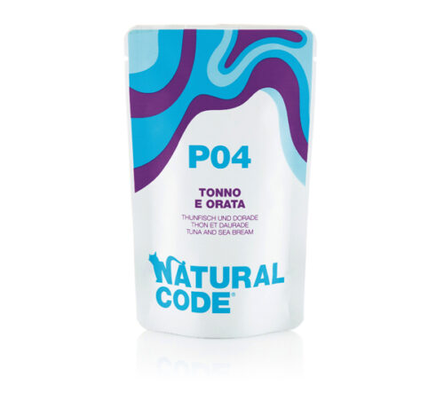 Natural Code P04 TONNO e ORATA Bustine 70gr