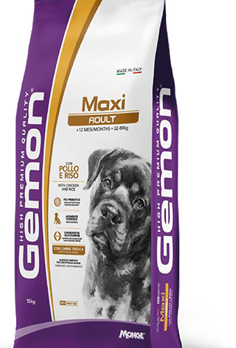 Gemon Maxi Adult con Pollo e Riso 15Kg