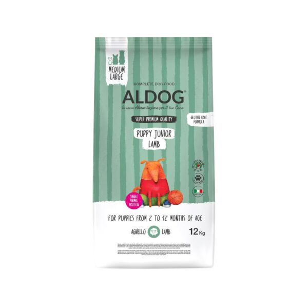 Aldog Puppy Junior Agnello e Riso Medium/Large 12kg