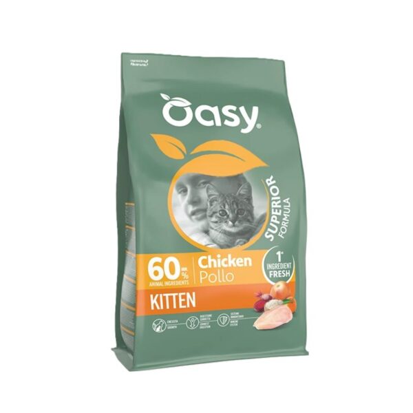 Oasy Superior Formula kitten Pollo 1,5kg