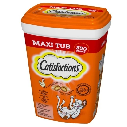 Catisfation Snack Pollo Maxi Tub 350 gr