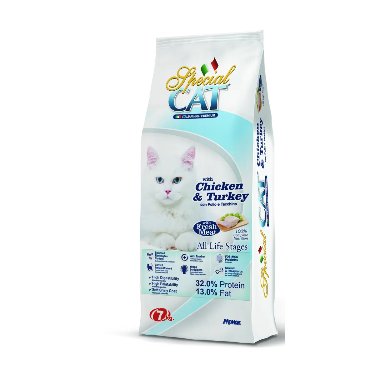 Monge Special Cat con Pollo e Tacchino 7Kg