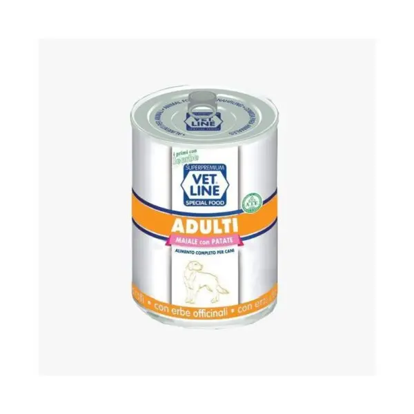Vet Line Dog Adulti MAIALE/PATATE 400 gr