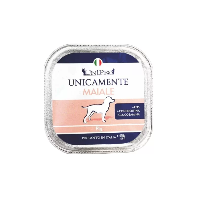 Unipro Cane Unicamente Maiale 150 gr
