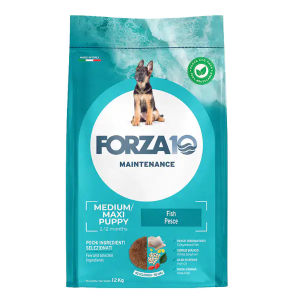 Forza10 Maintenance Puppy Junior Medium/Large al Pesce 12Kg