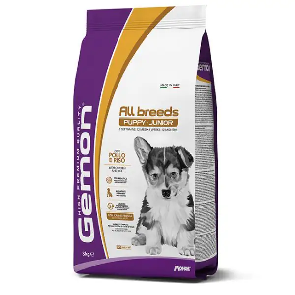 Gemon Cane Puppy Junior Pollo 15 Kg